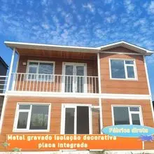 Metal carved thermal insulation integrated panel, South American special fireproof, heat-insulating and moisture-proof exterior wall decoration panel