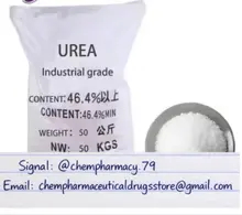 Fertilizante de ureia com 46% de nitrogênio para uso agrícola.