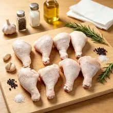 Coxa de frango de grau de exportação embalada para envio seguro e compradores globais