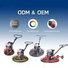 Alisadora de concreto a gasolina MG-80, 6,5 hp, alta eficiência, rugosidade de 800 mm.