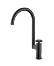 AF15312 Torneira de cozinha moderna com alavanca em formato de engrenagem e bico giratório de 360 graus