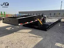 Tri eixo removível Gooseneck reboque Lowboy