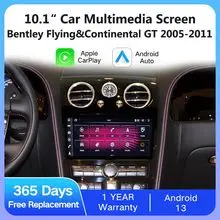 Sistema de áudio automotivo Android Auto CarPlay de 10,1 polegadas, compatível com modelos de carro de 2005 a 2011.