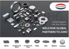 Ímã permanente de NdFeB sinterizado TM-SN