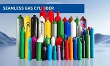 ISO9809 Standard Seamless High Pressure Steel Gas Cylinder for Industrial Oxygen/Nitrogen/