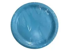 Prato redondo de 9 polegadas em cor sólida, 15 unidades