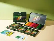 Lápis de cor para desenho estudantil, material escolar, presentes e ilustração profissional.