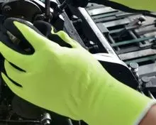 Luvas de látex