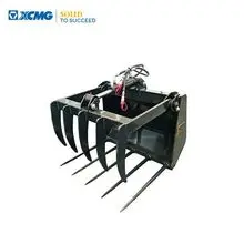 Official Grapple Bucket Loader Attachment Grass Grabber With Price for Sale
