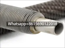 Tubo de aletas extruido para intercambiador de calor