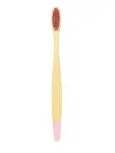 Fabricante de escovas de dente de bambu rosa venda direta CRPB-001A