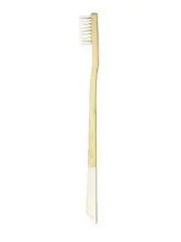 Escova de Dente de Plástico com Tampa de Cauda Tipo T Branca TXW-012A