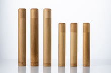 Tubo de bambu tubo de bambu, pacote portátil organizador de escova de dentes HCZT-016A