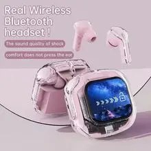 Fones de Ouvido Bluetooth Sem Fio Multifuncionais com Tradução AI Multilíngue
