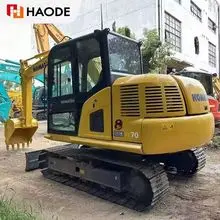 Escavadora Mini PC70 de 7 Toneladas de Duas Mãos 2024 à Venda, Trazendo a Você uma Escavadora Confortável