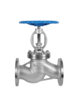 Válvula de parada de flange de aço inoxidável 304