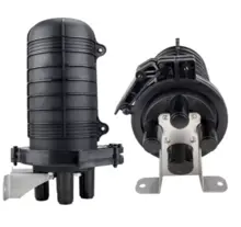Conector de fibra óptica em formato de cúpula com 24/48 núcleos, caixa de junção de fibra óptica FTTH fechada.
