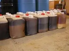Óleo de cozinha usado, óleo vegetal residual premium, grau perfeito para biodiesel, em estoque