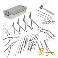 Compartir Set de Cirugía de Tabique Nasal con Instrumentos Quirúrgicos de Otorrinolaringología