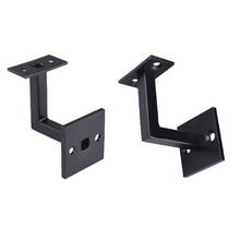 Adjustable Bottom Mounting Bracket for Z Type Support Frame with Black Anodized Aluminum Alloy
