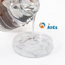 Óleo de silicone dimetílico transparente e incolor IOTA 201, lubrificante para amortecimento de tecidos, óleo de silicone amino.