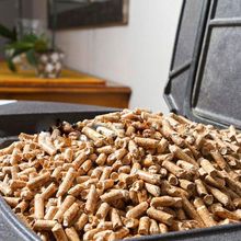 Briquetes de Madeira de Pinus Atacado 6mm de Diâmetro Pellets de Combustível Biomassa de Alta Caloria Sem Fumaça