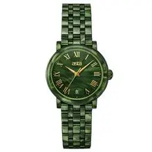 Relógios de Quartzo Femininos com Números Romanos Série Retro Textura Premium Presentes Personalizados