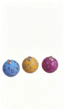 Classic Pattern Enamel Alloy Ball Pendant