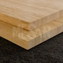 Tábuas de bambu com 19 mm de espessura
