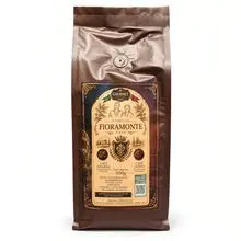 Família Fioramonte Café — Catuaí Amarelo 100% arábica, 1.300 m, Muzambinho/MG. Gourmet intenso em grão ou moído, 500 g.