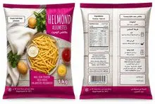 Batatas fritas congeladas premium