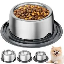 Tigela de aço inoxidável para pets, tigela de alimentação para cães, tigela de aço inoxidável para pets, tigela de alimentação lenta de aço inoxidável
