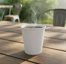 Copo de Papel 180ml Biodegradável para Café | Descartável