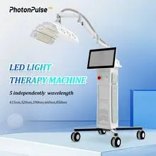 LED Light Therapy Device for Treating Acne, Red Light Therapy for Skin Rejuvenation with High Efficiency and Density, Professional Grade PDT and PBM