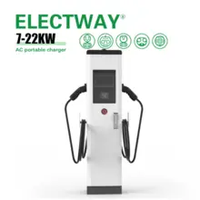 Estação de carregamento comercial AC EVSE de 7-22KW