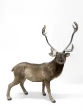 Estátua de Rena de Natal em Tamanho Real