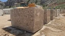 Blocos de Mármore Branco, Bege e Cinza da Pedreira na Turquia