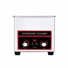 Limpiador ultrasónico de banco ajustable con temporizador y calefacción de control manual de 1.3L