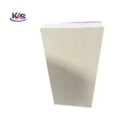 O duto de ar de terceira etapa da KRS é feito de placa de silicato de cálcio.