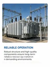 Transformador trifásico de 220kV SSZ22-360000kVA de ultra-baixo consumo