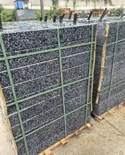 Azure Crystal Azul-Preto Granito Itens de Sarjeta e Bordas Personalizadas