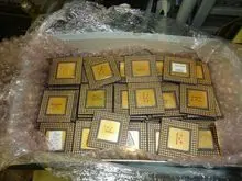 Chatarra de Procesadores Cerámicos de Cpu con Pines de Oro (486 & 386)