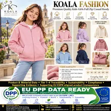Moletom Clássico Premium para Meninas com Forro de Pelúcia