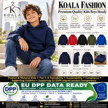 Moletom Clássico de Felpa Escovada Premium para Meninos.