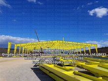 Construcción de Almacén de Estructura de Acero