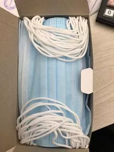 Máscara facial 3ply descartável