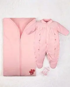 Conjunto de maternidad para niña con mariquitas bordadas de...