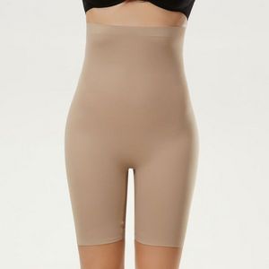 1363 Cuecas Boxer Femininas Sem Costura Cintura Alta Modeladora...