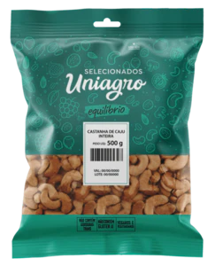 TOASTED AND SALTED CASHEWnuts - 500g