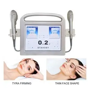 Portable 2 Handles 7D Hifu Beauty Machine for Face Lifting Body...